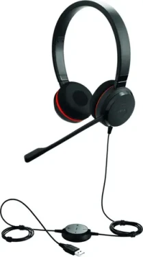 Jabra Evolve 30 II Stereo UC USB-A černá / stereo náhlavní souprava / mikrofon / USB-A + 3.5mm jack (5399-829-309)