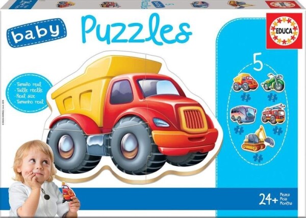 Trefl Puzzle Baby Vozidla 5v1 (3-5 dílků)