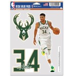Samolepka Milwaukee Bucks NBA Giannis Antetokounmpo #34 Player Set (3 ks)% 1 ks