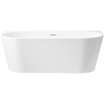 REA - Akrylátová vana CAPRI 170 cm Černá krytka zátky KPL-W6801