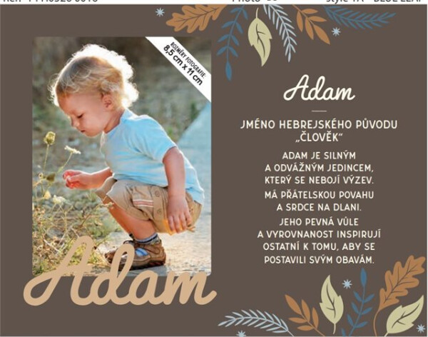 16_Fotorámeček se jménem_Adam - Albi