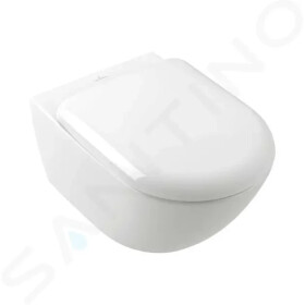 VILLEROY & BOCH - Antao Závěsné WC, Rimless, CeramicPlus, TwistFlush, alpská bílá 4674T0R1