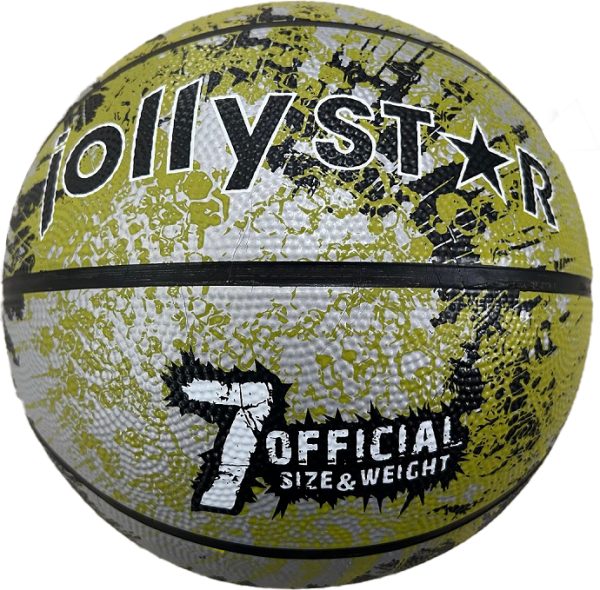 Míč basketbalový JollyStar zelený