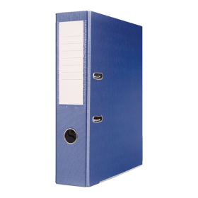 Pákový pořadač OFFICE PRODUCTS Basic, A4/75 mm, PP, kovová lišta, tmavě modrý