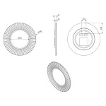 SAPHO - PRIDE STRIP kulaté zrcadlo s LED osvětlením v rámu ø 75cm, stříbrná PD752