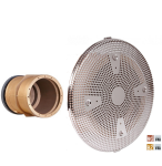 Hugo Lahme sací těleso z bronzu, s nerezovým (V4A) sacím sítem, DN=150 mm, připojení DIN příruba, průměr síta 485 mm