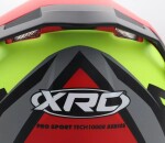 Helma na moto Xrc Loomis red/blk/grey/yellow - S / červená