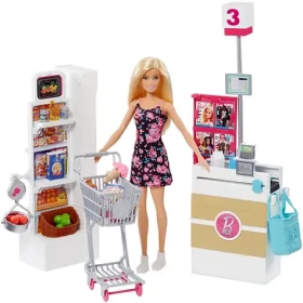 Mattel FRP01 Barbie Supermarket - herní set / věk od 3 let (FRP01)