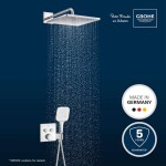GROHE - Precision SmartControl Sprchový set s termostatem pod omítku, 31x31 cm, 3 proudy, chrom 34876000