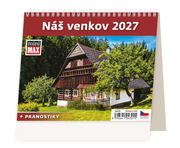 Stolní kalendář 2027 Helma Minimax Náš venkov