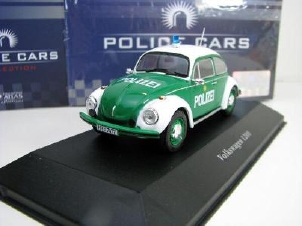 ATLAS 1/43 Volkswagen Beetle 1200 Polizei 1:43 Police Cars POLICIE