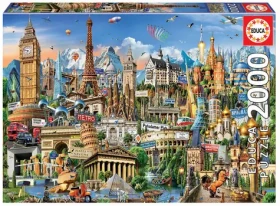 EDUCA Puzzle Divy Evropy
