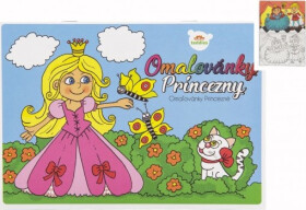 Omalovánky Princezny A5/8 listů