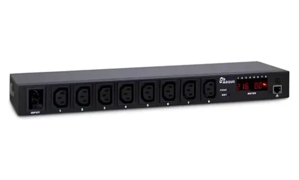 Inter-Tech Argus SW-0816 černá / Napájecí lišta / 19" rack / 8x IEC C13 / 16A / LCD displej (88887284)