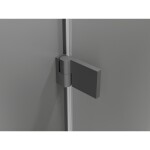 MEXEN/S - Lunar-B L sprchový kout dveře křídlové levá 85 x 70, transparent, grafit metal 832L-085-070-95-00-L