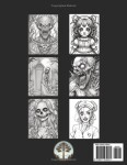 Horror Coloring Book, antistresové omalovánky, ArauK Design