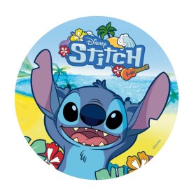 Dortisimo Dekora jedlý obrázek na hmotě Stitch 20 cm