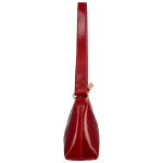 Módní dámská kožená kabelka na rameno Delami Vera Pelle Nemia, červená