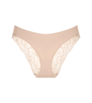 Dámské kalhotky Body Make-Up Illusion Lace Highleg Tai - BROWN - sv. hnědé 00NZ - TRIUMPH BROWN 44