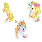 Top model Miss Melody, 3491206, Watercolour set, kreativní akvarelová sada, koně