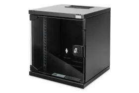 Digitus DN-10-SET-1-B černá / Nástěnná síťová skříň / 10" / 6U / 312x300 mm / IP20 (DN-10-SET-1-B)