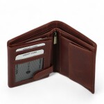 Luxusní pánská kožená peněženka Diviley Loránt, hnědá