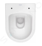 DURAVIT - ME by Starck Závěsné WC, Rimless, s WonderGliss, alpská bílá 25300900001