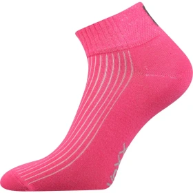 VOXX Ponožky krátké sportovní SETRA prodyšné MAGENTA (3 páry) 35-38 102103