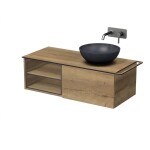 Koupelnová skříňka Naturel Oxo 110x50 cm dub Halifax mat OXO110P601ZKDPOUT OXO110P601ZKDPOUT
