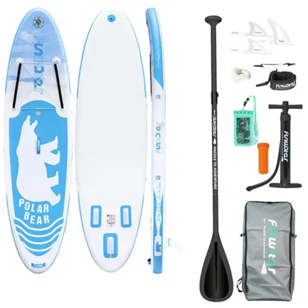FunWater Nafukovací Paddleboard SUPFW07A 320cm modrá / příslušenství (SUPFW07A)