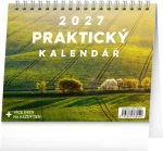 NOTIQUE Praktický kalendář s citáty 2027 / Stolní kalendář / 16,5 x 13 cm / týdenní