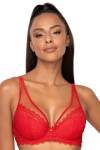 Dámská push-up podprsenka M-0198/11 Estelle Červená - MAT červená 75D