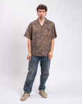 Carhartt WIP S/S Travon Shirt Duck Feather Print, Cypres S
