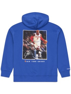 Mitchell & Ness Pánská mikina New York Knicks NBA Carmelo Anthony Player Photo Hoodie Velikost: 2XL