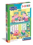 Puzzle Prasátko Peppa 2x20 dílků - Comansi