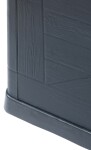 TOOMAX WOOD zahradní plastový úložný box 420 L - grafit