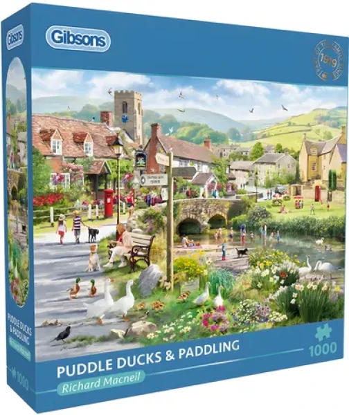 GIBSONS Puzzle Lidé u potoka