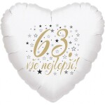 63. narozeniny balónek srdce Balonky.cz 63. narozeniny balónek srdce Balonky.cz