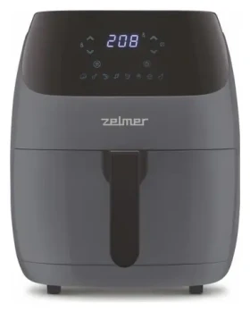 Zelmer ZAF5502G šedá / horkovzdušná fritéza / 1500W / 5 l / 8 programů (ZAF5502G)