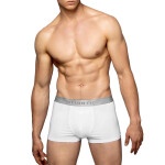 Pánské boxerky 012 black - Atlantic bílá XL