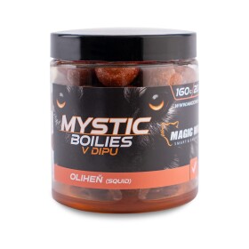Magic Wolf Boilies v dipu Mystic 160g - Oliheň 24mm,Magic Wolf Boilies v dipu Mystic 160g - Oliheň 24mm