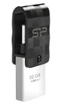 Silicon Power Mobile C31 32GB černá / Flash disk / USB 3.2 Gen 1 / USB-A + USB-C (SP032GBUC3C31V1K)