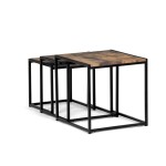 Konferenční stolek 45x45cm, mdf, hnědá, AF-3003 OLW