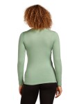 Dámské merino tričko s dlouhým rukávem ICEBREAKER Wmns 200 Oasis LS Crewe, Seaglass velikost: XS