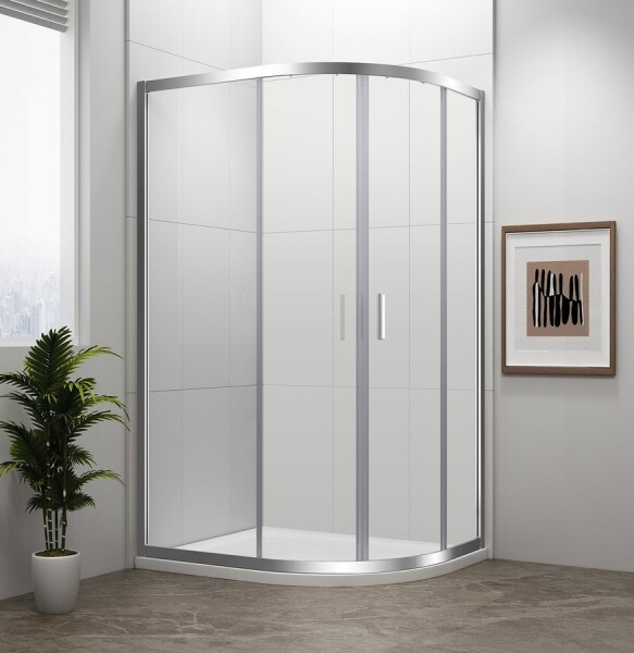 POLYSAN - EASY čtvrtkruhová sprchová zástěna 1200x800, L/R, čiré sklo EL2315