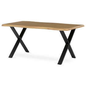 Jídelní stůl 160x90cm, mdf, divoký dub, HT-F4316 OAK
