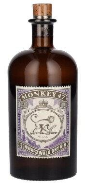 Monkey 47 Schwarzwald Dry Gin 47% 0,5 l (holá lahev)