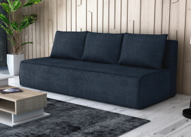 FRONTI Pohovka FIRE REST - tmavěmodrá - manšestr - LINCOLN 77 22688