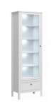 ARTEN (NANO Systems s.r.o.) Vysoká vitrína OLE-1W1S (Bílá) VYSOKA-VITRINA-OLE-1W1S