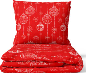 Bavlněné povlečení Vánoční Ozdoby